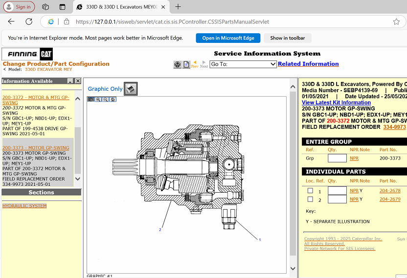 CAT Caterpillar SIS 10.2021 Spare Parts Catalog+Service Workshop Manual - Image 4