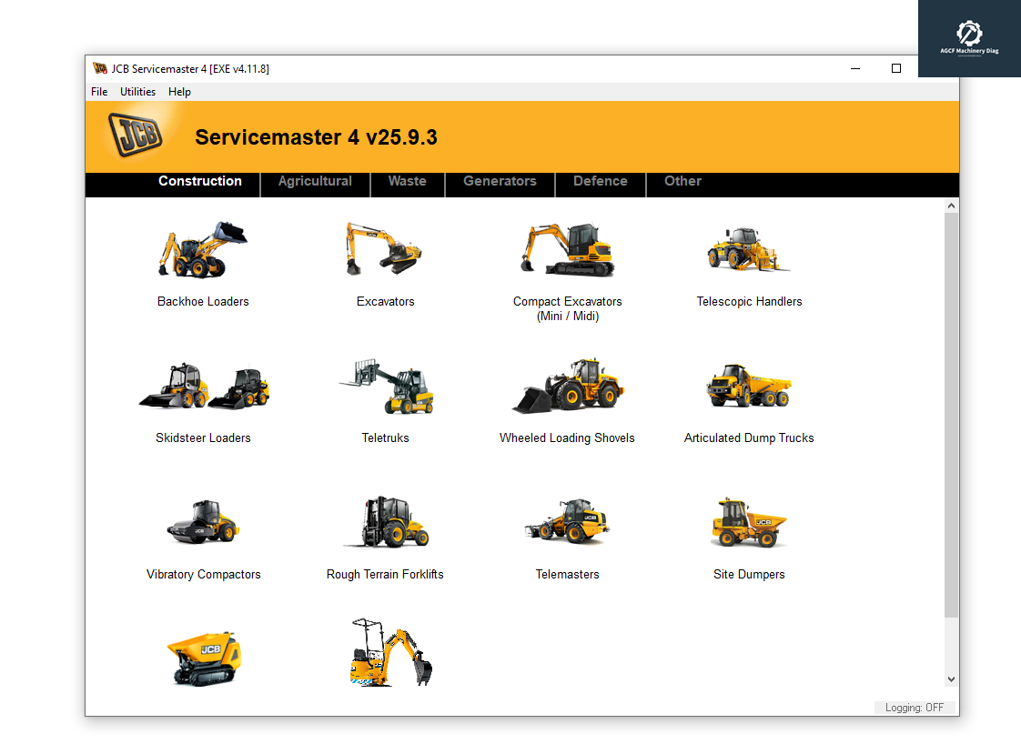 JCB DLA Diagnostic Tool with JCB ServiceMaster 4 v25.9.3 Diagnostic Software - Image 7
