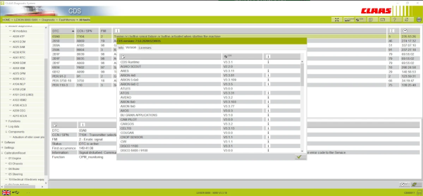 CLAAS CDS Diagnostic Software (4)