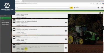 John Deer Service Advisor AG 2025