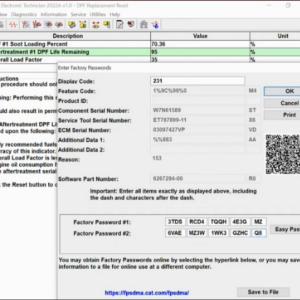 Caterpillar 18 Digit Factory Password One-Time Password Service