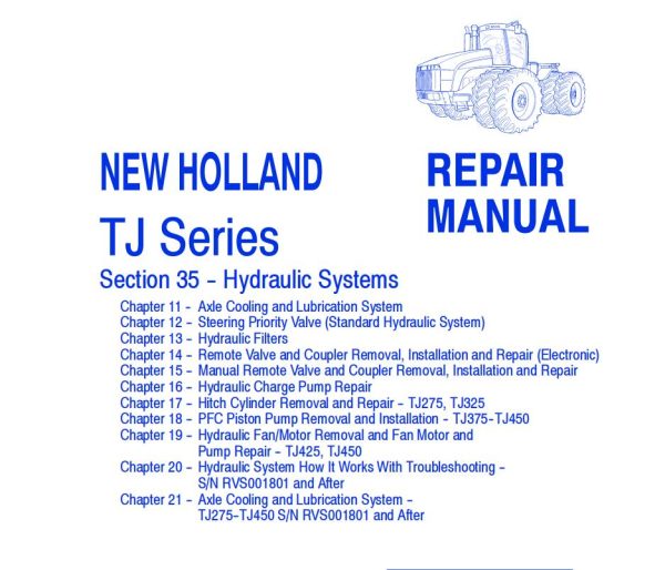 2019 New Holland AG & CE Service Manuals PDF Download (3)