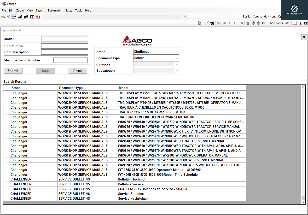 AGCO All Brands Europe UK Agricultural EPC+Service Manual 2021.03 (1)
