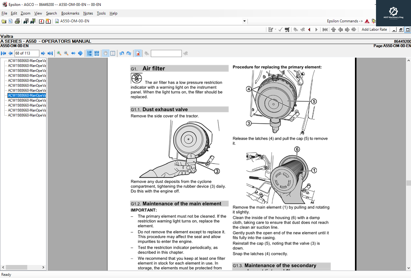 AGCO All Brands Europe UK Agricultural EPC+Service Manual 2021.03 (6)