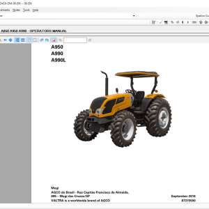 AGCO All Brands Europe UK Agricultural EPC+Service Manual 2021.03 (7)