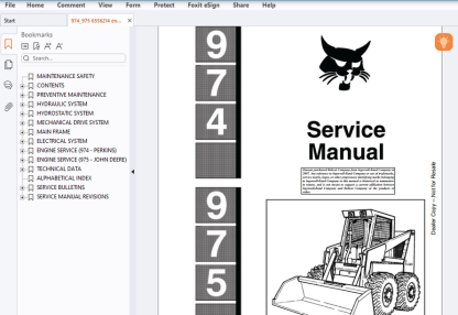 Bobcat Service Library Service Operator Maintenance Manual 2021.03 (6)