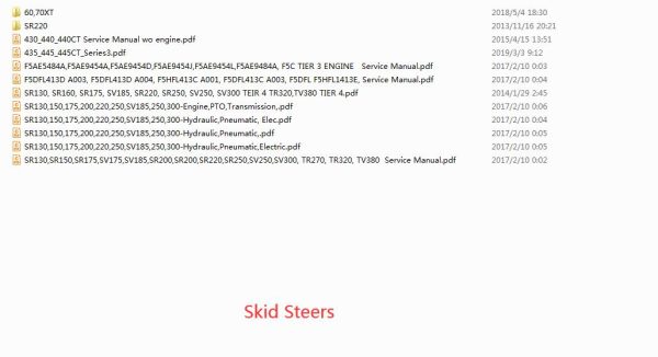 Case Workshop Service Repair Manual PDF Collection (10)
