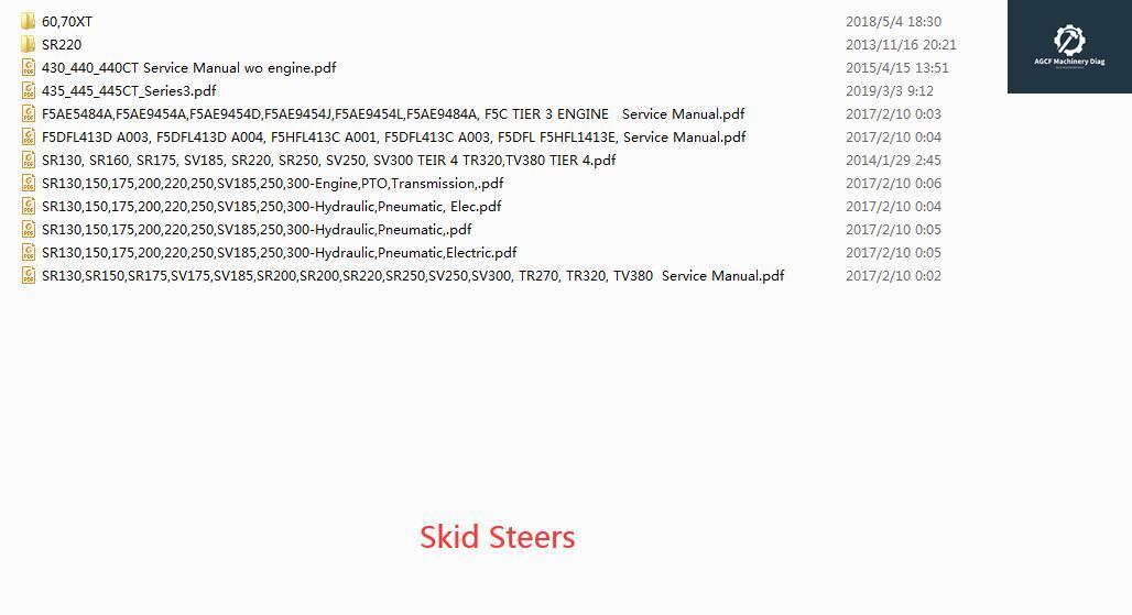 Case Workshop Service Repair Manual PDF Collection (10)