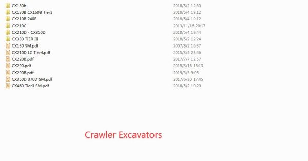 Case Workshop Service Repair Manual PDF Collection (6)
