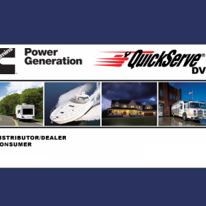 Cummings Quickserve DVD Onan 2017 Power Generation