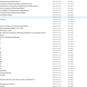 Cummings Workshop Service Repair Manuals+Diagram PDF (1)
