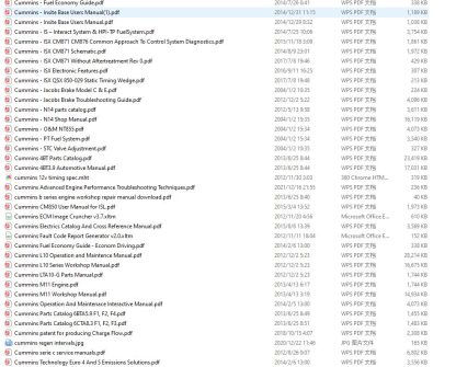 Cummings Workshop Service Repair Manuals+Diagram PDF (3)
