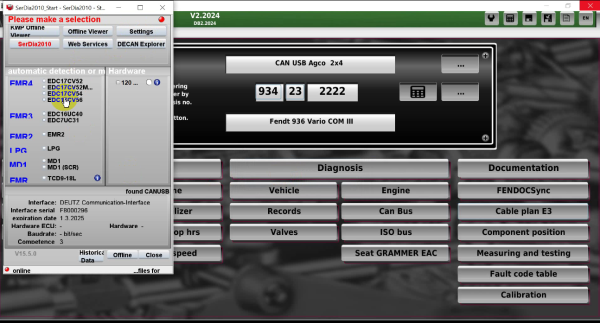 FENDIT Fendias V2.2024 Fendt Agricultural Machine Diagnostic Software (4)