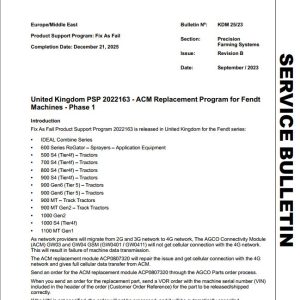 Fendt Agricultural Tractors 2010-2024 Workshop Service Manual PDF Download (1)