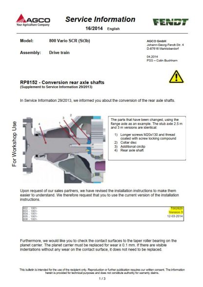 Fendt Agricultural Tractors 2010-2024 Workshop Service Manual PDF Download (2)