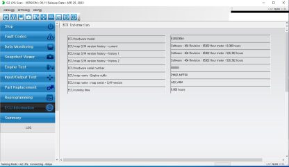 G2 LPG Scan Version 00.11 Doosan Diagnostic Software 2023 (6)