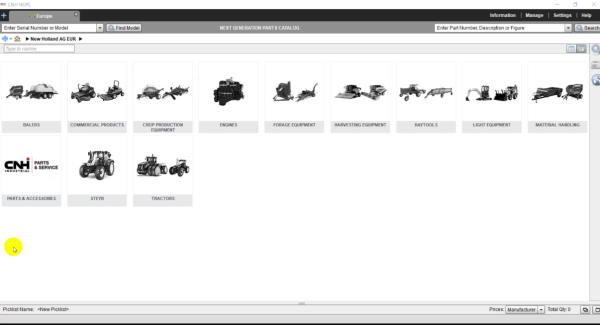 New Holland AG Euro NGPC Next Generation Parts Catalog 2019 (1)