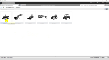 New Holland AG Euro NGPC Next Generation Parts Catalog 2019 (2)
