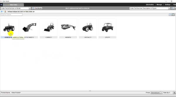 New Holland AG Euro NGPC Next Generation Parts Catalog 2019 (2)