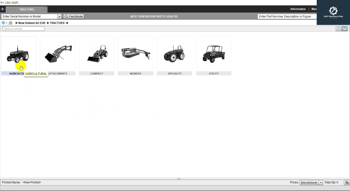 New Holland AG Euro NGPC Next Generation Parts Catalog 2019 (2)