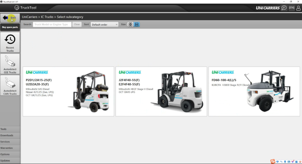 TruckTool 4.6.1.37 Diagnostic Tool for Rocla Mitsubishi CAT (6)