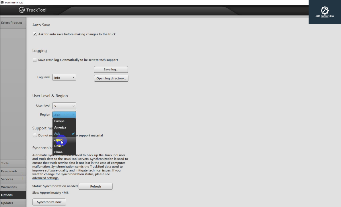 TruckTool 4.6.1.37 Diagnostic Tool for Rocla Mitsubishi CAT (7)