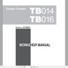 2018 Takeuchi Excavator Workshop EPC+Service Manual PDF Download (6)