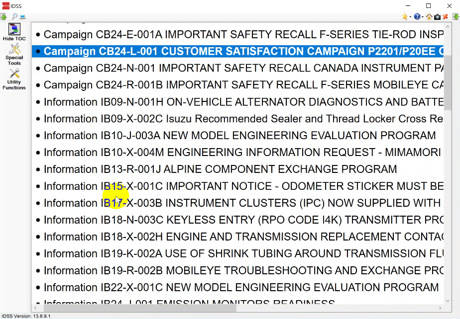 2025 ISUZU US-IDSS Truck Diagnostic (3)