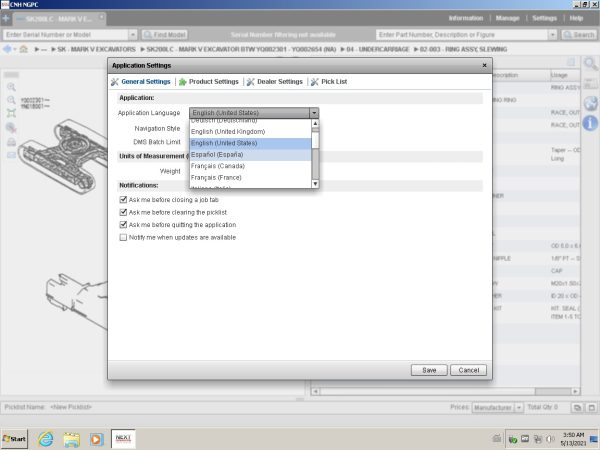 Kobelco EPC Spare Parts Catalogue VMware System 09.2014 (7)