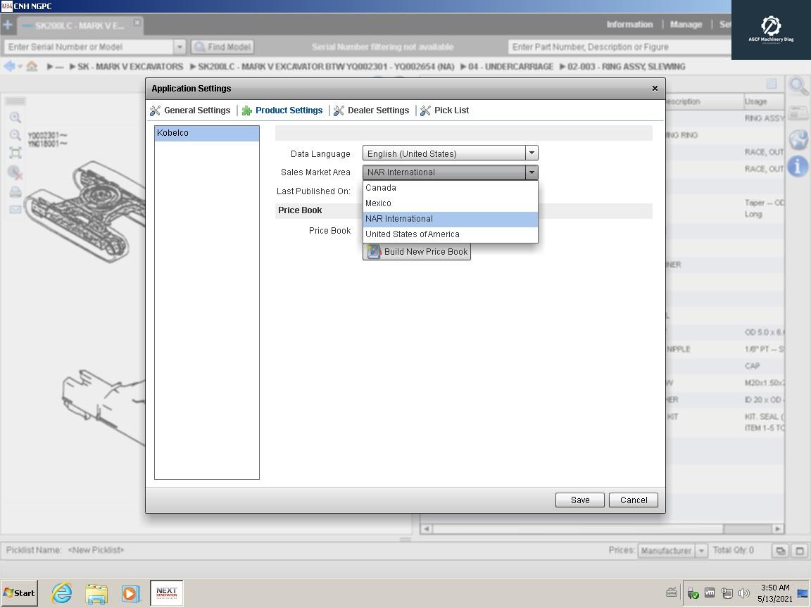Kobelco EPC Spare Parts Catalogue VMware System 09.2014 (8)