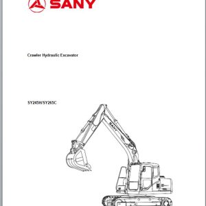 SANY Excavator SY245H SY265C Workshop Repair Manual (1)