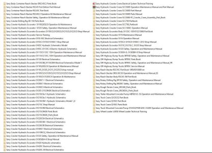 SANY Machine Workshop Manual PDF 0.99GB (3)