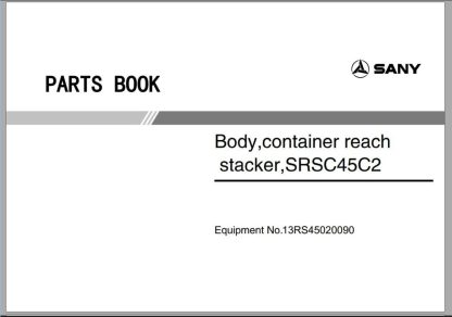 SANY Machine Workshop Manual PDF 0.99GB (6)