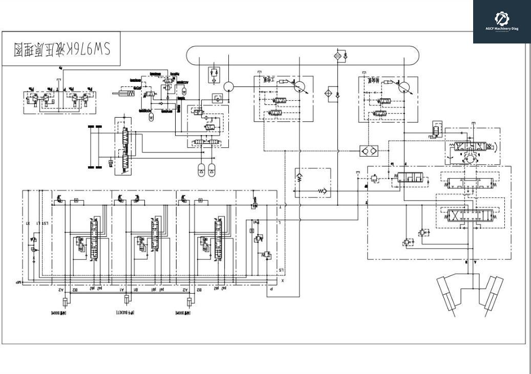SANY Machinery Operation & Maintenance Manual,Part Manual,Electric & Hydraulic Schematic (7)