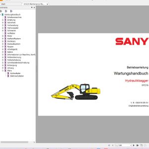 SANY Machinery Parts Book Diagram Service Manual PDF (3)
