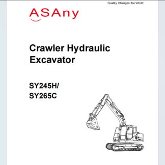 SANY SY245H SY265C Machinery Maintenance Manual Electrical Hydraulic Diagrams (1)