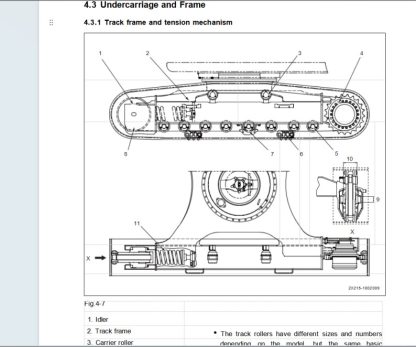 SANY SY245H SY265C Machinery Maintenance Manual Electrical Hydraulic Diagrams (5)