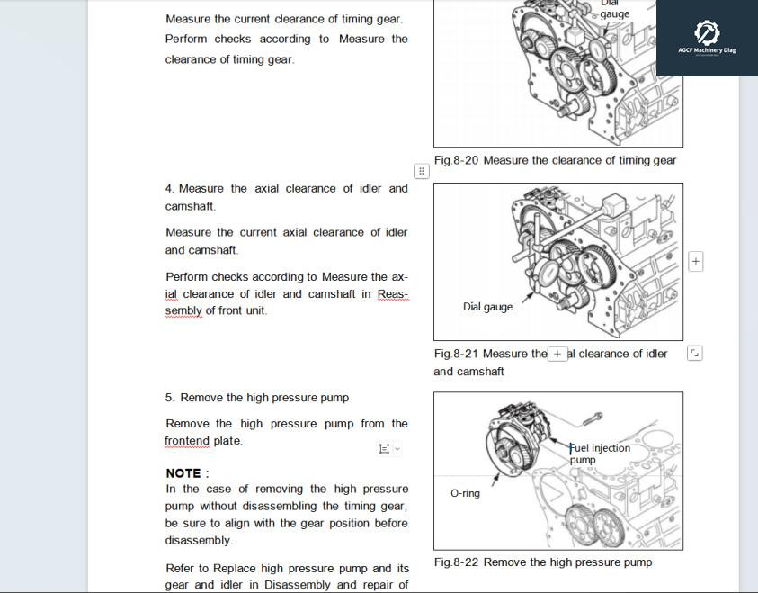 SANY SY245H SY265C Machinery Maintenance Manual Electrical Hydraulic Diagrams (6)