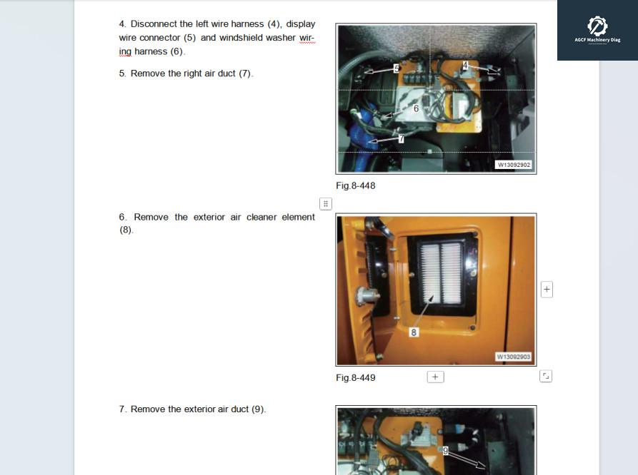 SANY SY245H SY265C Machinery Maintenance Manual Electrical Hydraulic Diagrams (8)
