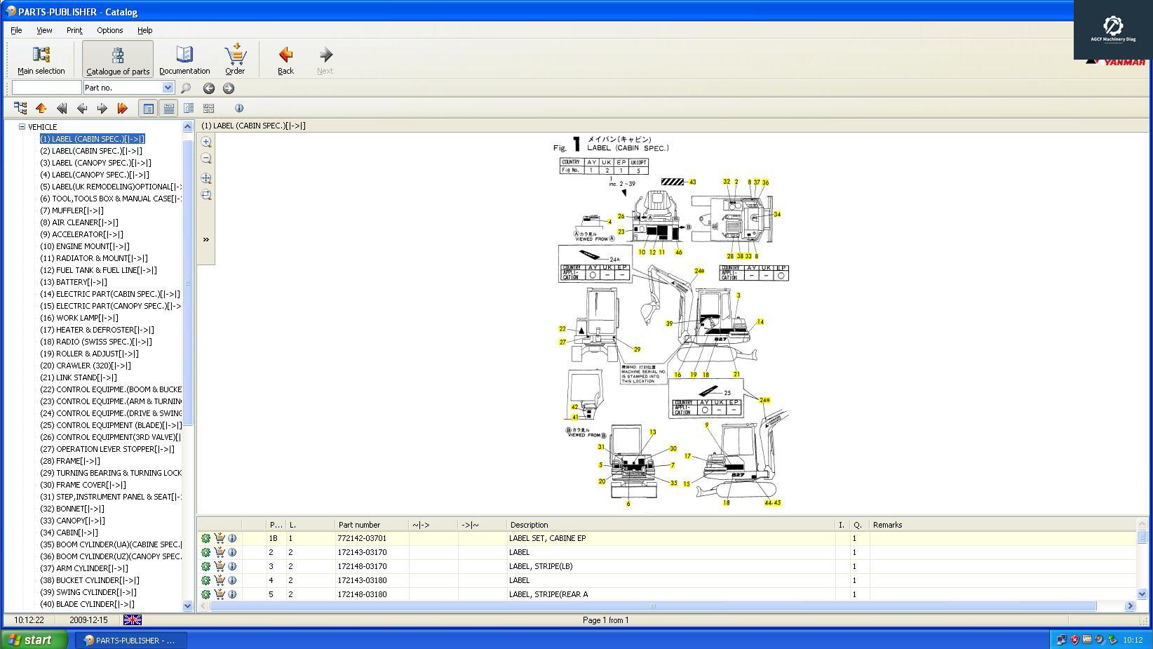 YANMAR Heavy Equipment EPC 11.2009 (2)