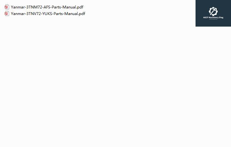 Yanmar Heavy Equipment Engine EPC+Workshop Service Manual 2017 (3)