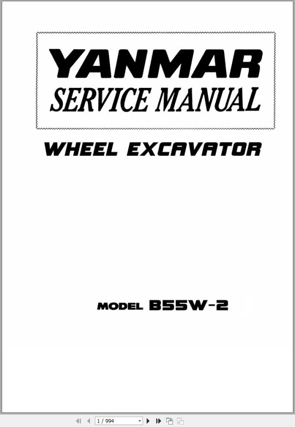 Yanmar Machine Operator+Parts Service Manuals+Wiring Hydraulic Diagrams 2023 (1)