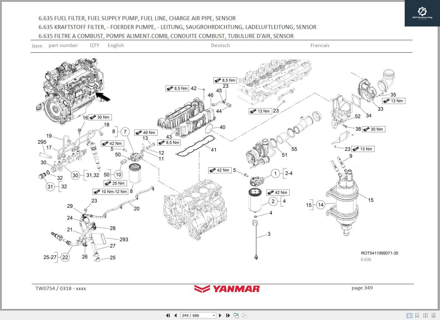 Yanmar Machine Operator+Parts Service Manuals+Wiring Hydraulic Diagrams 2023 (3)