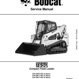 Bobcat Loader T650 Service Manual (1)